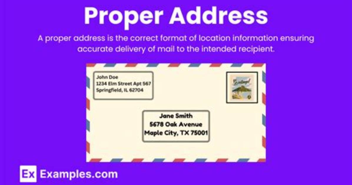 How to Correctly Write an Address on an Envelope Complete Step by Step