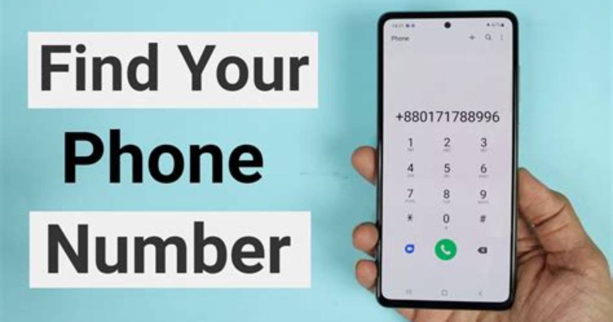 How to Find Your Own Phone Number on Iphone Android and Any Carrier in Under 30