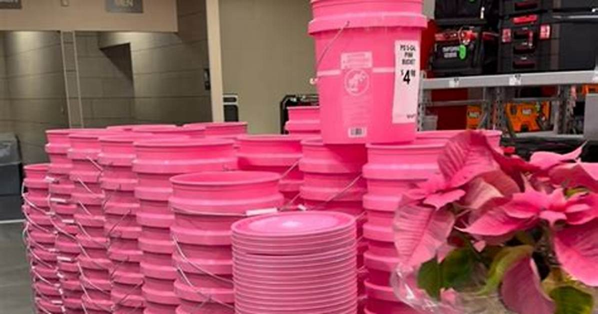 How to Get a Pink Home Depot Bucket Diy Hacks Resale Listings And