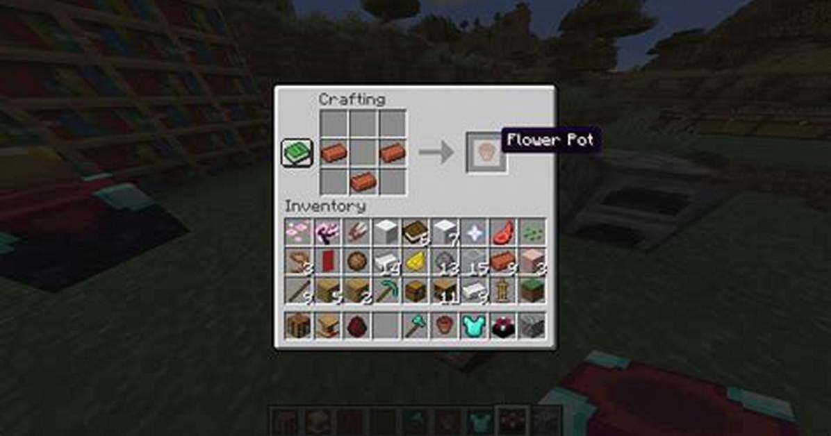 How to Make a Minecraft Flower Pot Complete Step by Step