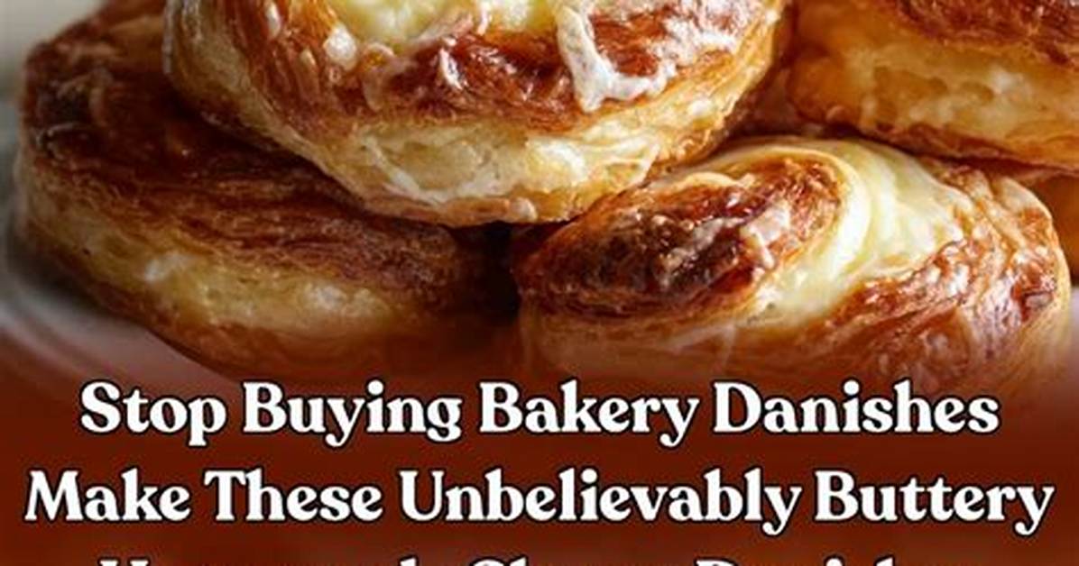 How to Make Ultra Flaky Cheese Danishes with Puff Pastry The