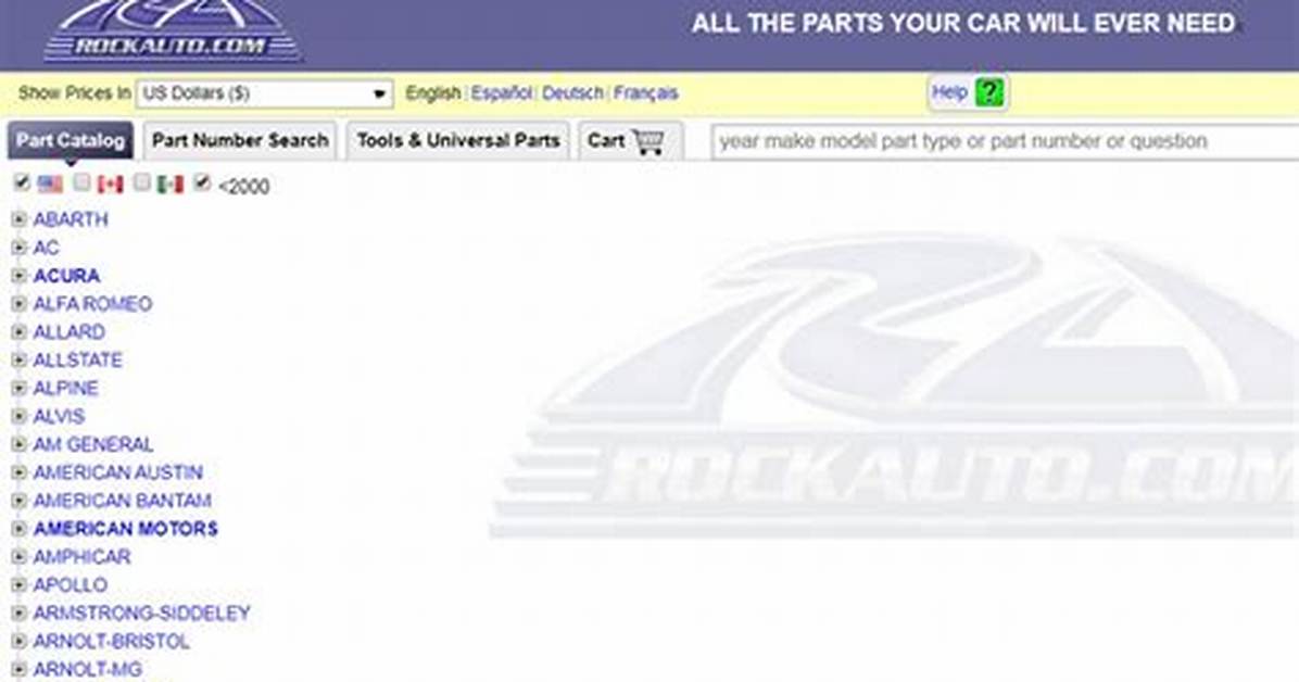 How to Master the Rockauto Online Catalog the Ultimate Buyer S