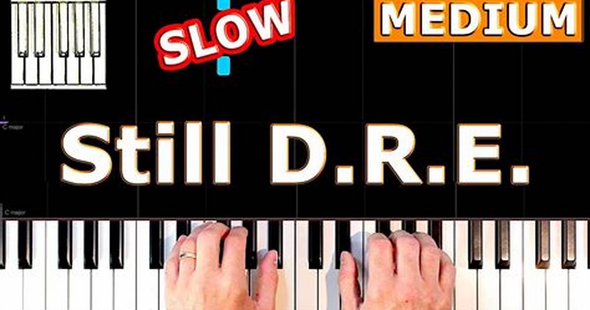 How to Play Still D R E on Piano the Complete Beginner to Pro