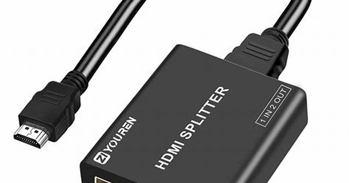 How to Split One Hdmi Signal to Two Tvs Step by Step