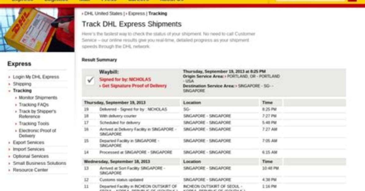 How to Track Dhl International Shipments in the Usa Official Tools And