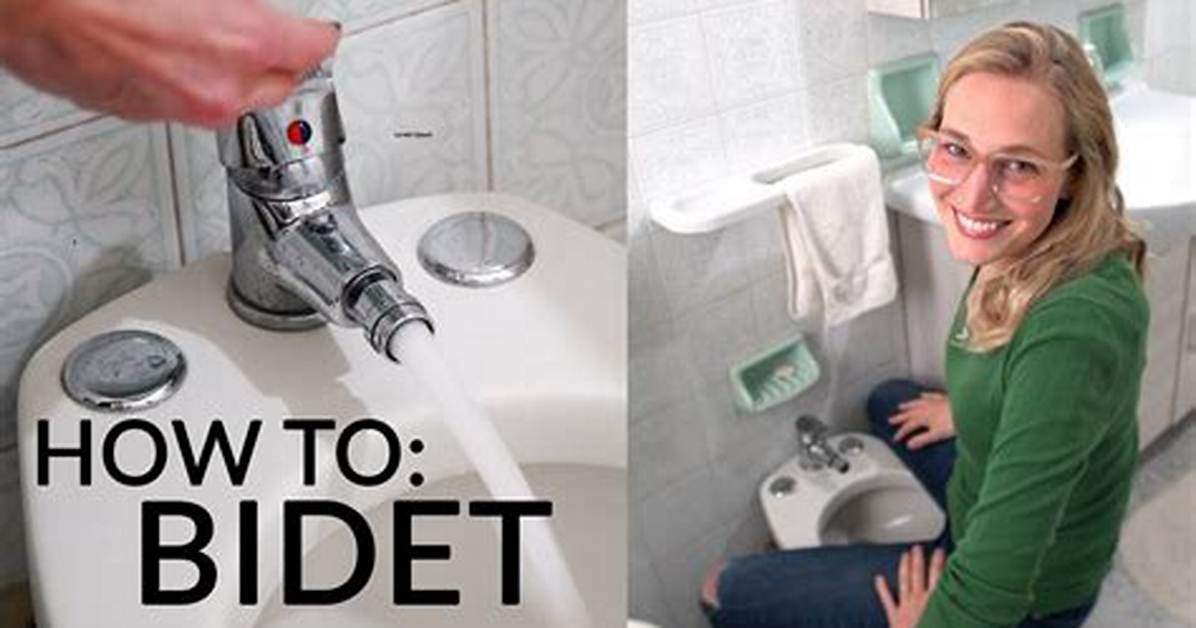 How to Use a Bidet for Beginners the Complete Step by Step Operator S
