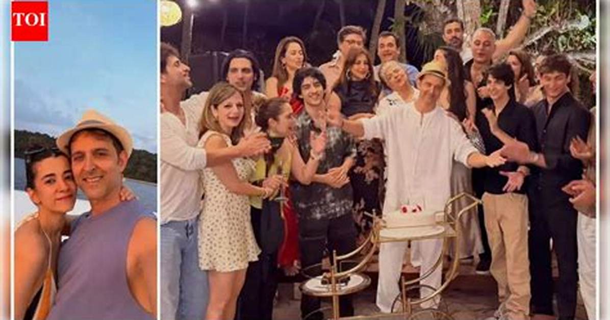 Hrithik Roshan Celebrates 5 Year S with Saba Azad Inside Sussanne Khan S