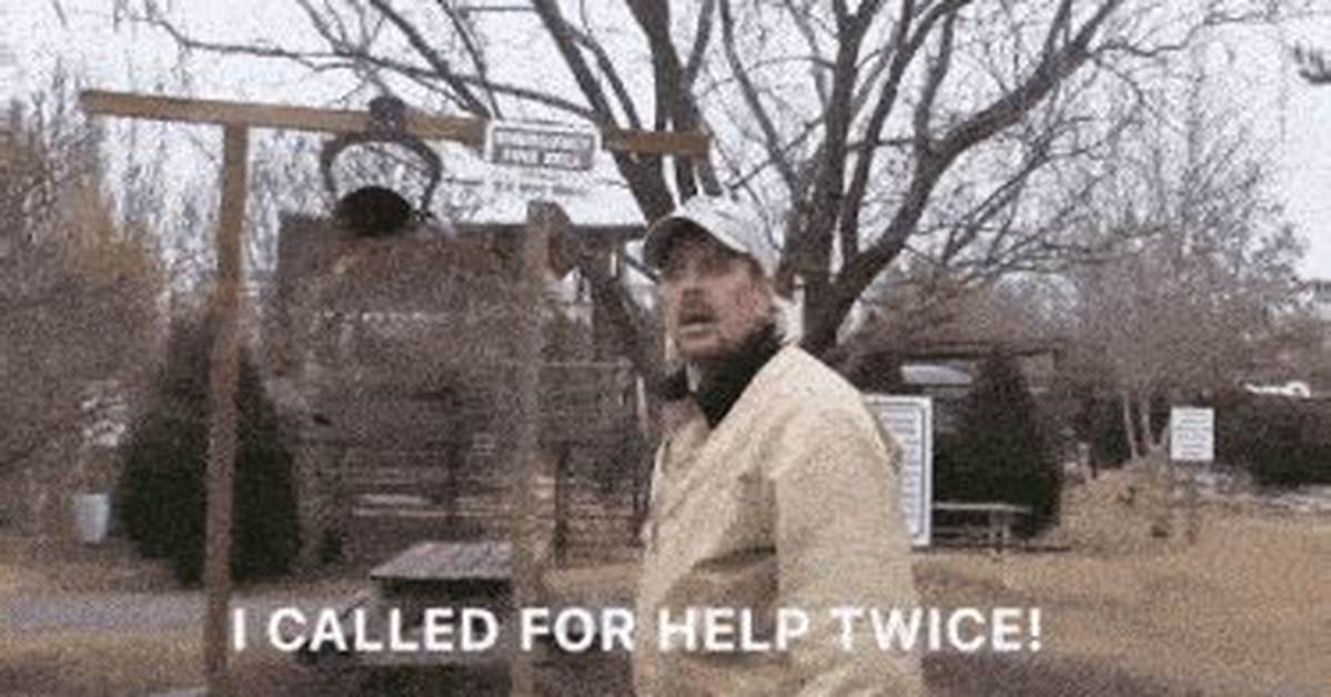 I Called for Help Twice How