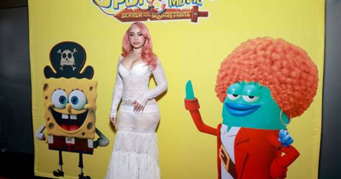 Ice Spice Spongebob Premiere Outfit Explained What She Wore And