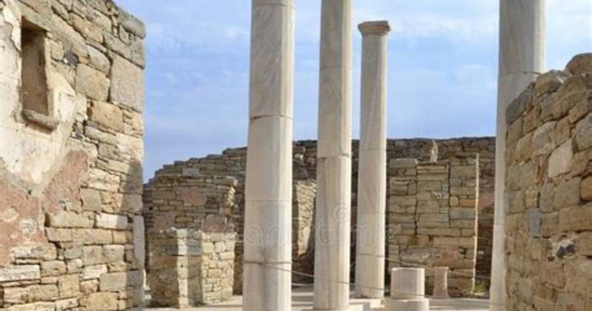 Inside the Crumbling Ruins of Delos Visual Proof of Apollo S