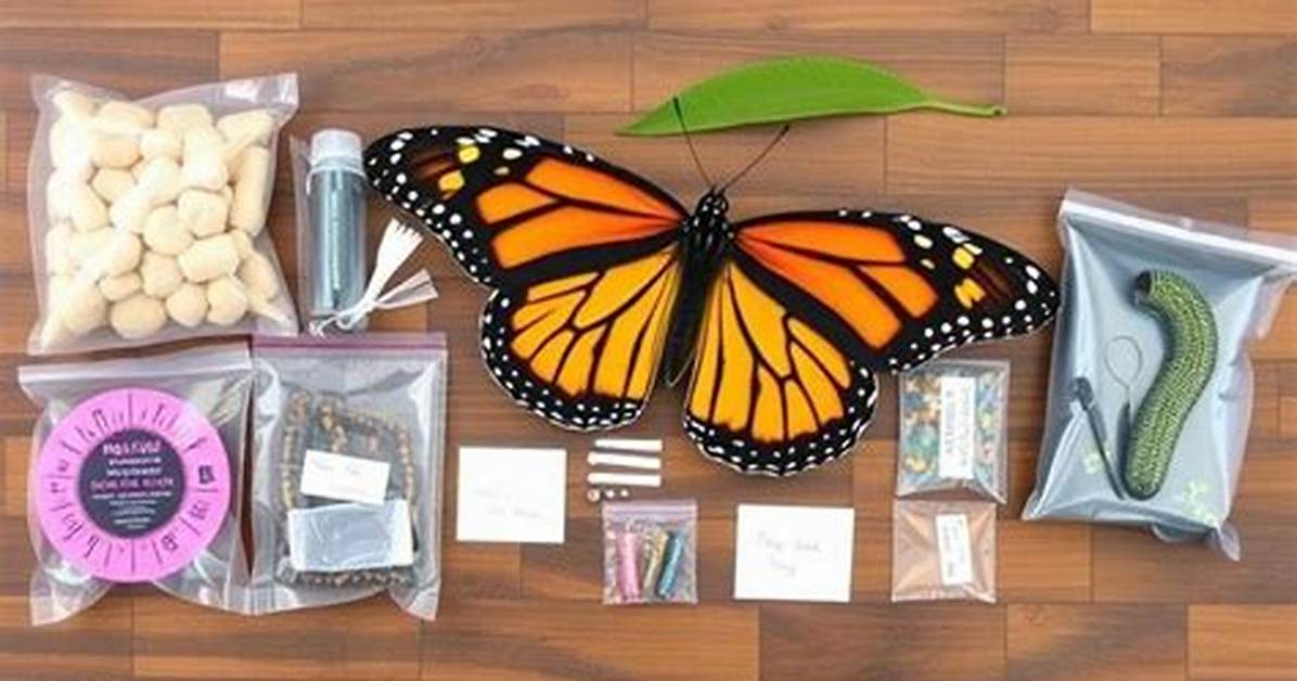 Inside the Kit What Genuine Monarch Butterfly Raising Habitats