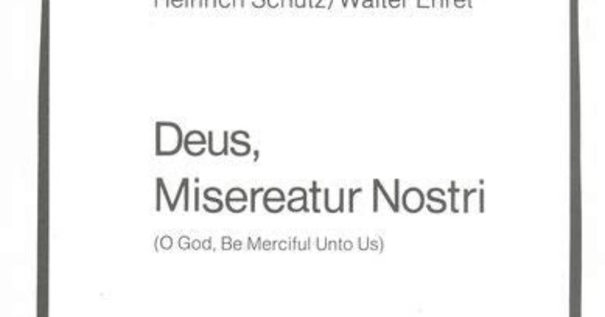 Inside the Manuscripts How Deus Misereatur