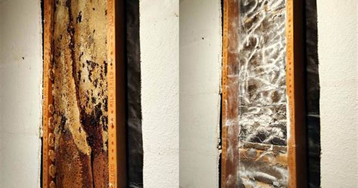 Inside the Wall Before and After Proof That Recessed Dryer Vent Boxes Solve