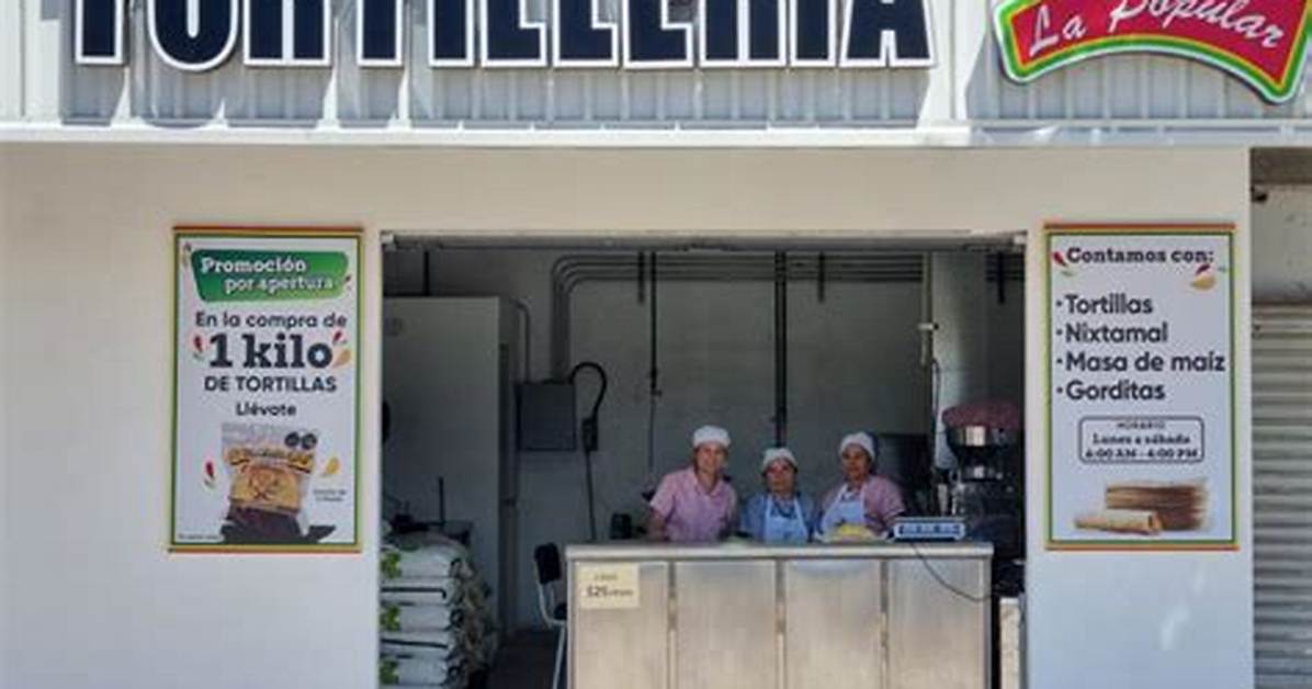 Inside Tortilleria La Real How