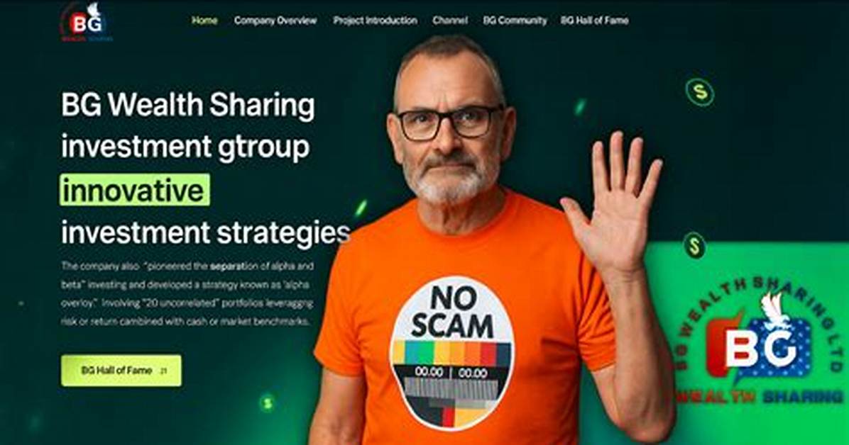 Is Bg Wealth Sharing a Scam Multi State Regulators Issue Urgent