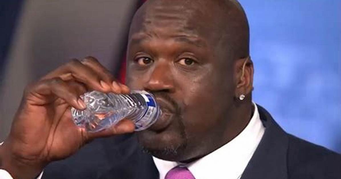 Is Shaq Holding a Water Bottle Real the Wild Story Behind The