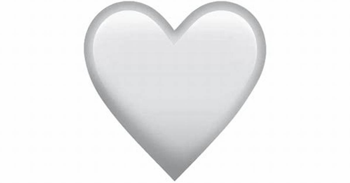 Is the White Heart Emoji Romantic or Platonic Emoji Experts Settle The