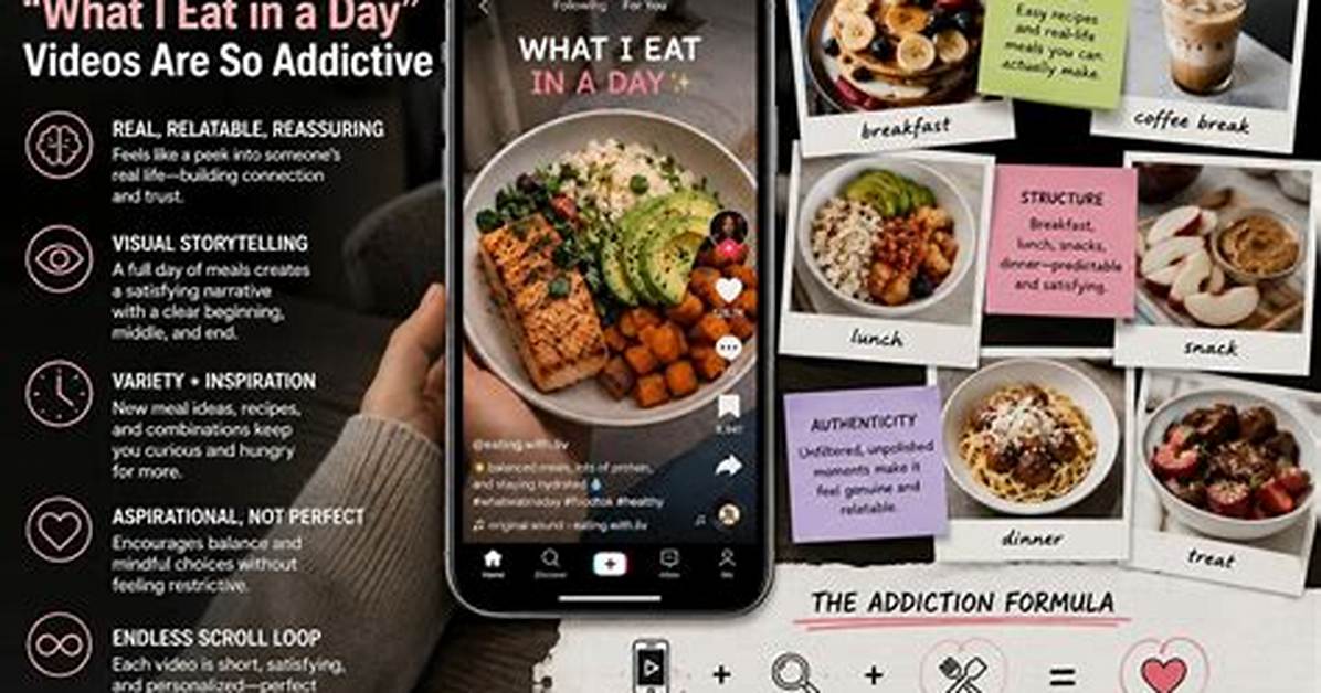 Is Tiktok S What I Eat in a Day Trend Fueling a Quiet
