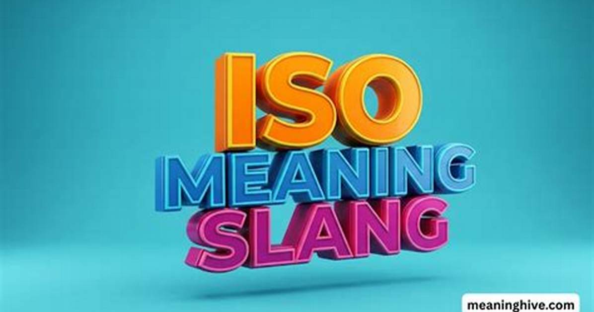Iso Slang Meaning the Definitive Guide to What It Means in Texts Social Media And