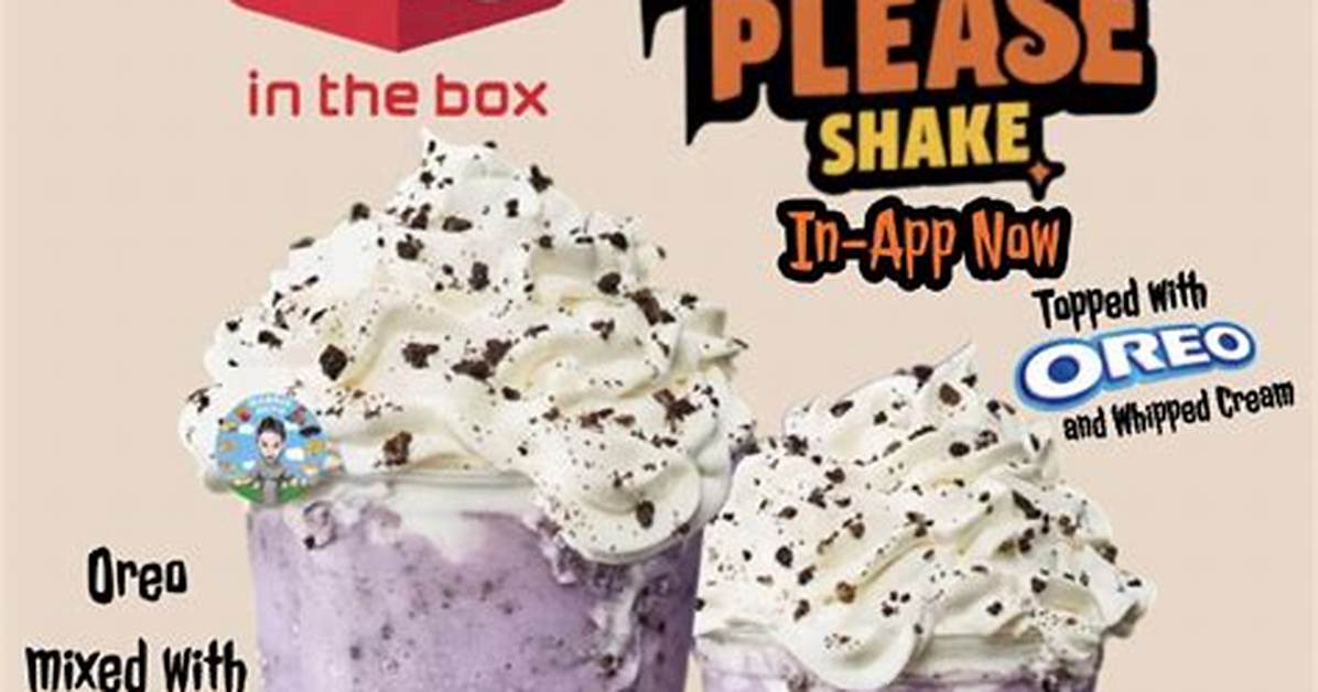 Jack in the Box Milkshake Menu Expansion Limited Time Releases And