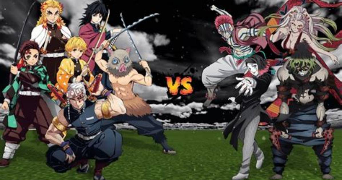 Kpdh vs Demon Slayer Animation Style Fight Scenes And