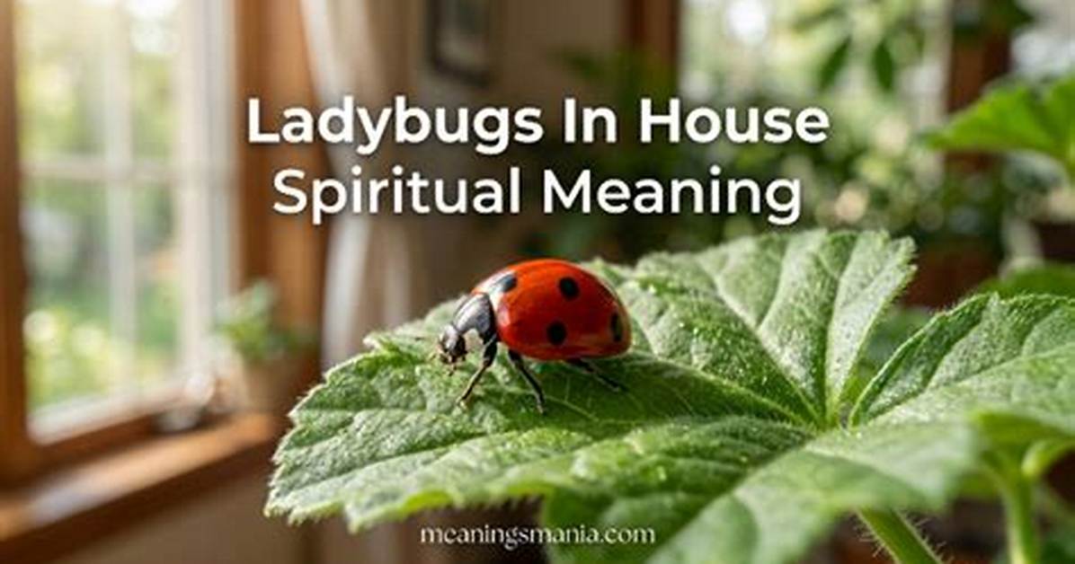 Ladybugs in the House Spiritual Meaning Complete Guide to Omens And