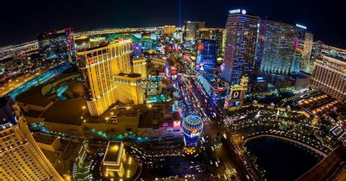 Las Vegas from Above 4K Drone Perspectives and Iconic