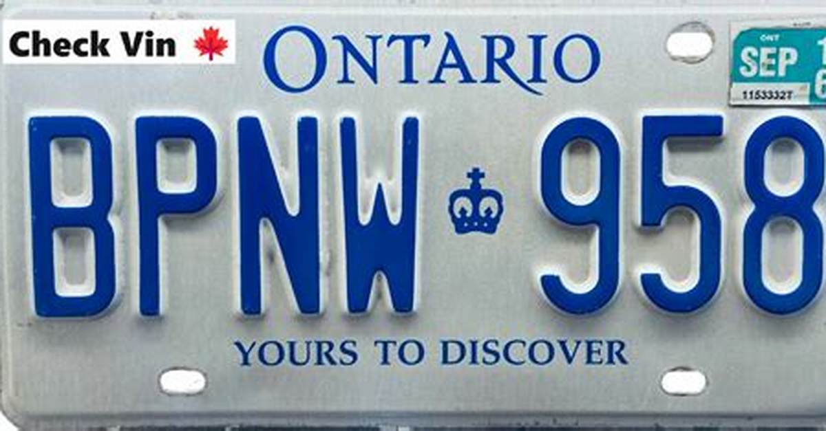 Licence Plate Searches in Canada Complete Guide to Legal Ways to Run A
