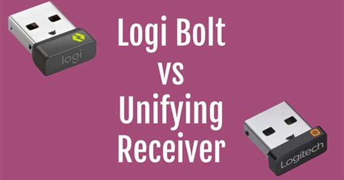 Logitech Bolt vs Bluetooth vs Unifying Which Connection Method Is