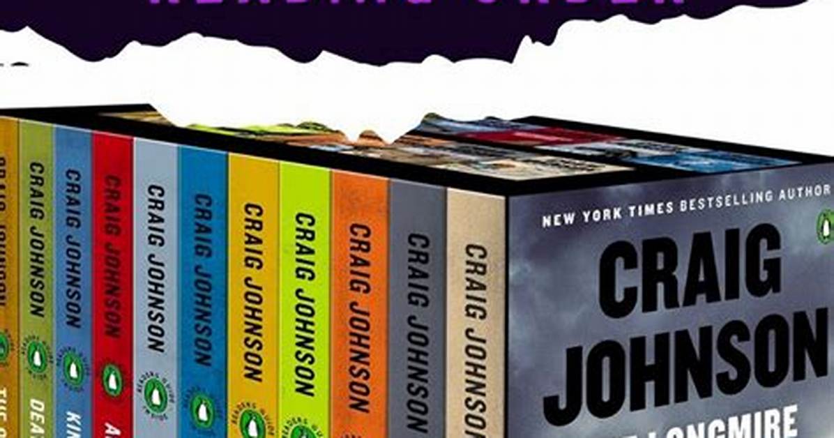 Longmire Series Reading Timeline Updated Order Following Craig Johnson S The