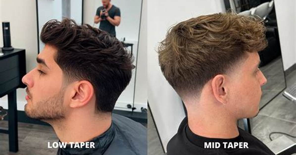 Low Fade vs Mid Taper On