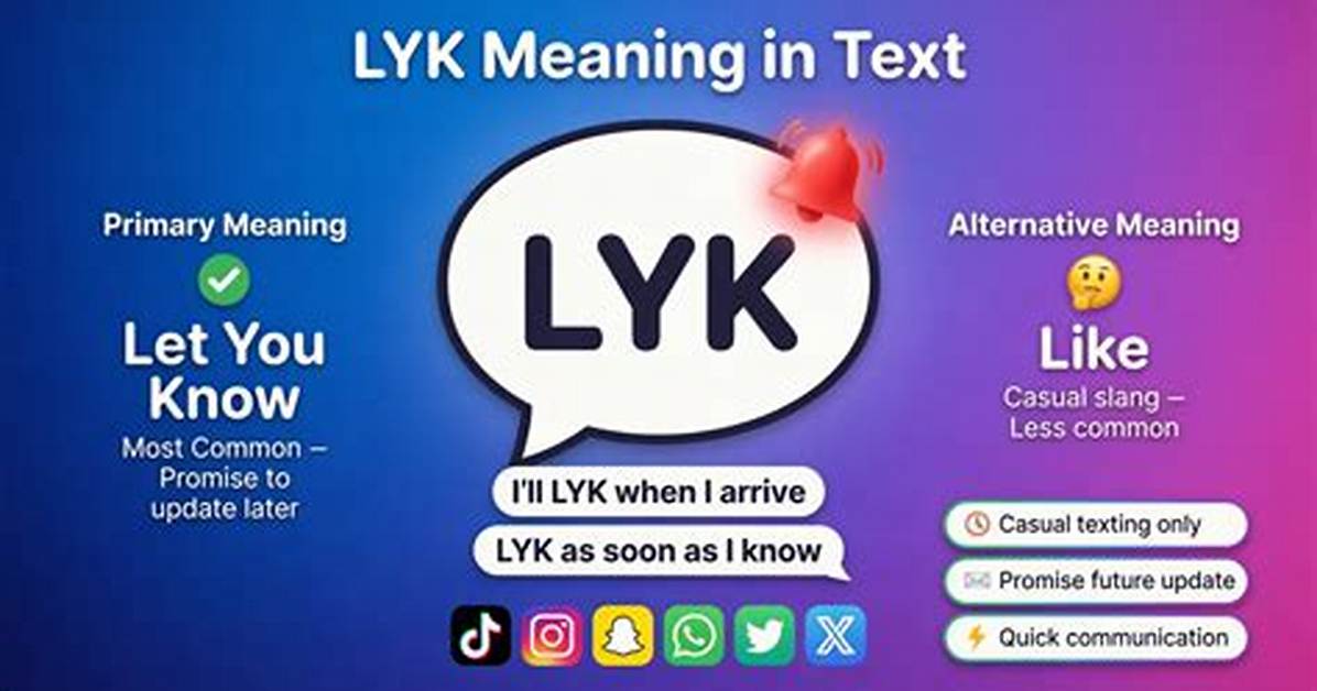 Lyk Text Meaning Decoded Real Screenshot Examples and Chat