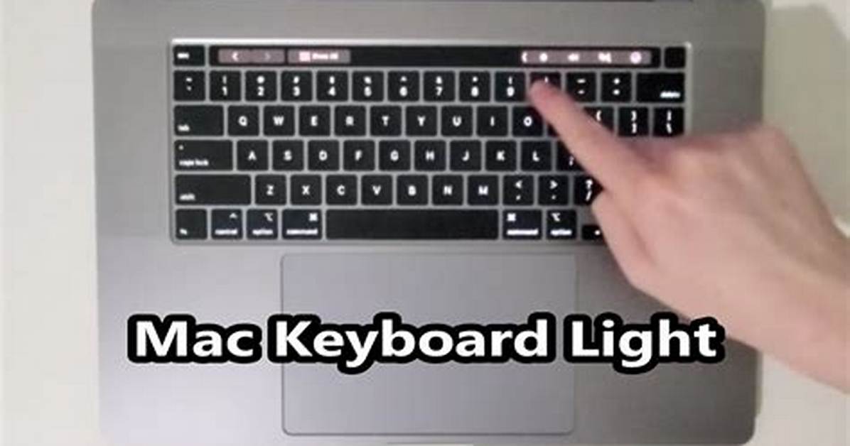 Macbook Pro Keyboard Backlight Settings Complete Step by Step