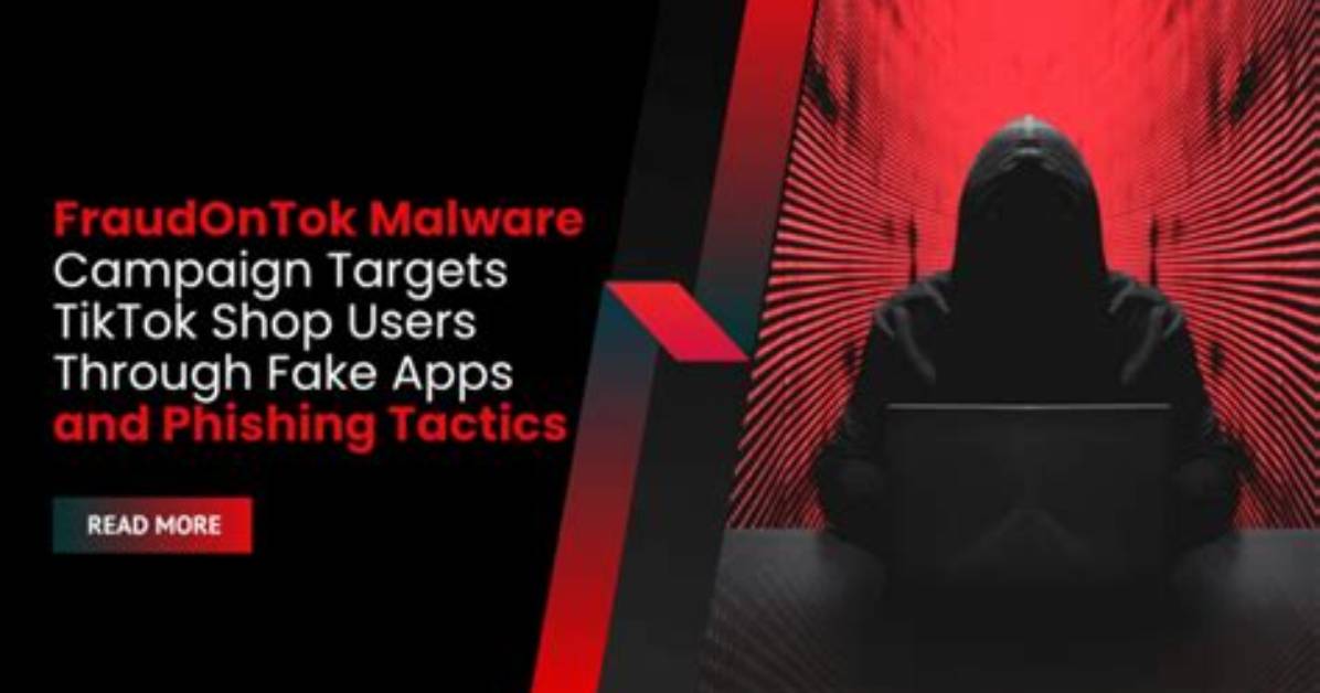 Malware Alert How Fake Tiktok Shop Center Websites Are