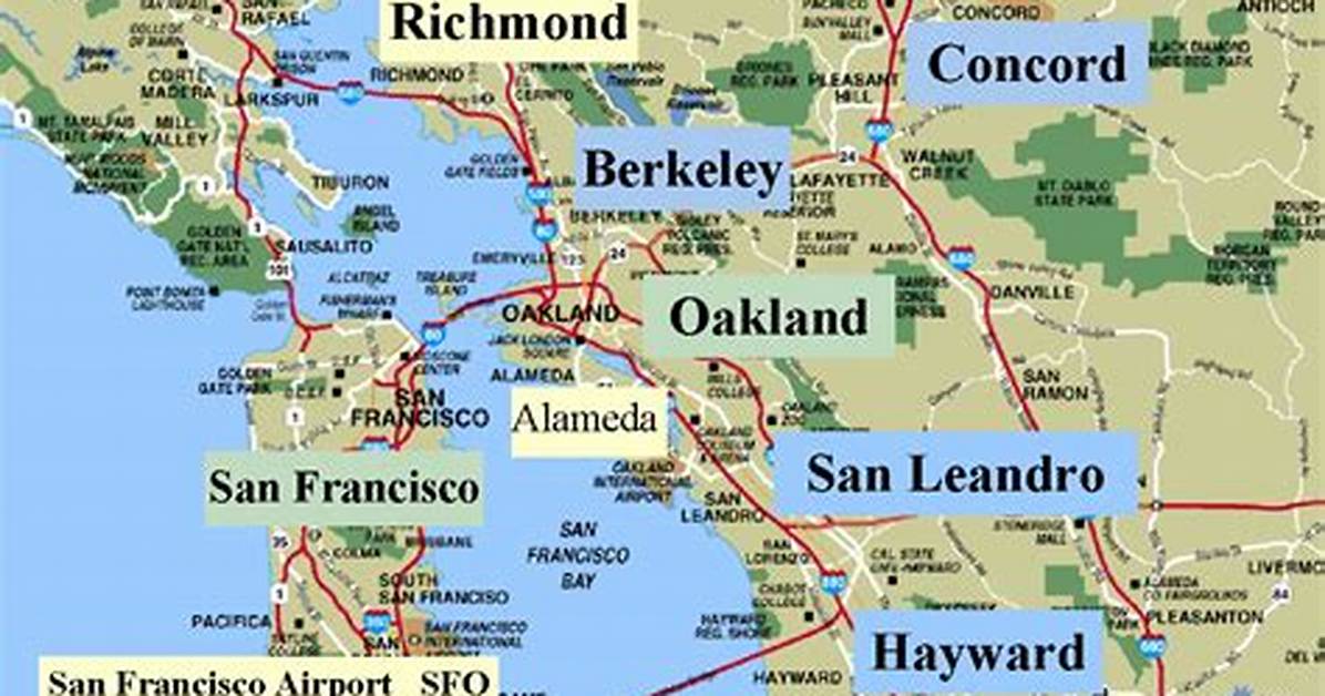 Mapping Northern California Where the Bay Area Ends And