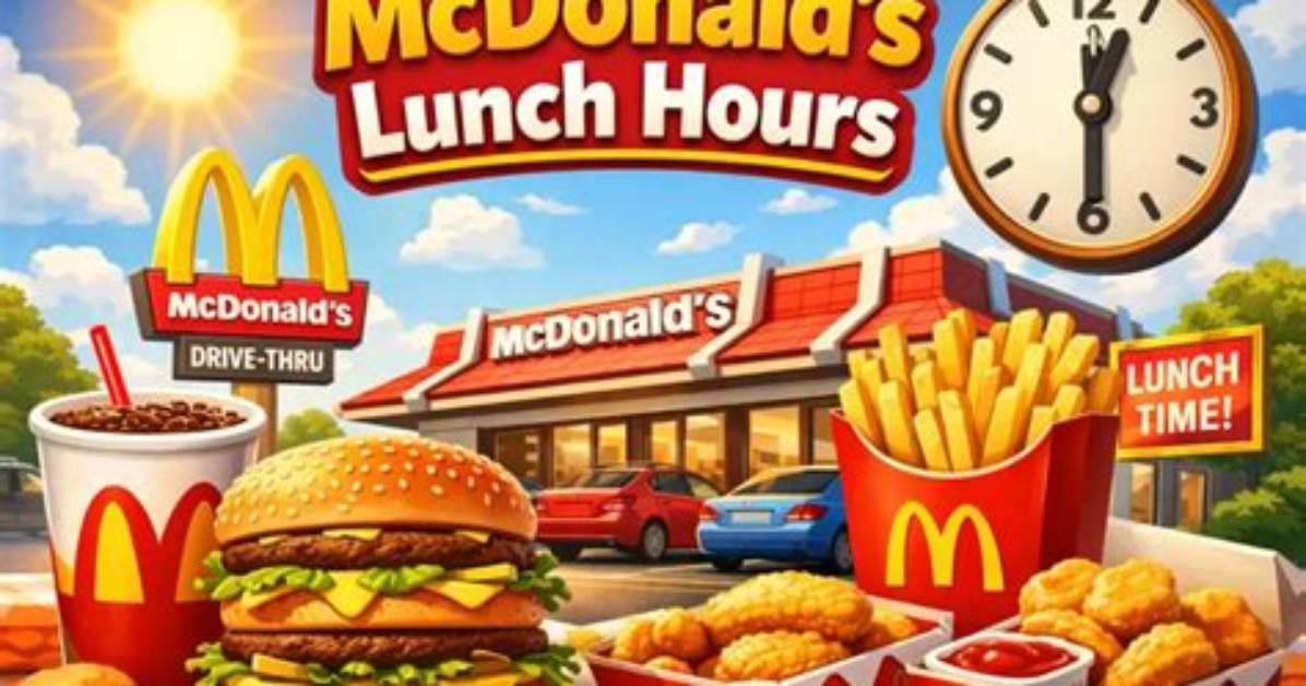Mcdonald S Lunch Hours Confirmed Official App Timers And