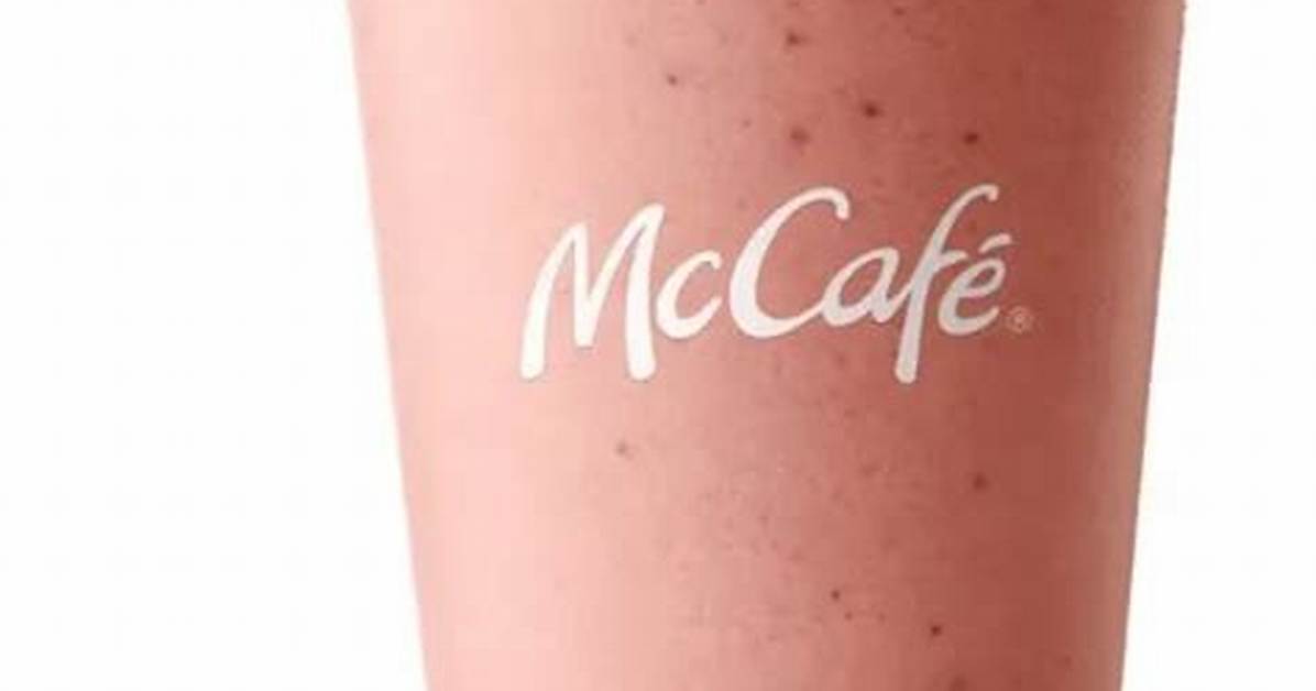 Mcdonald S Strawberry Banana Smoothie Guide Prices Customizations And