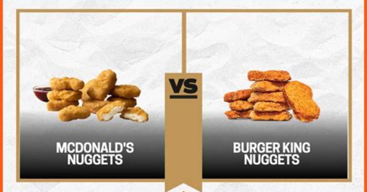 Mcdonald S vs Burger King Nuggets Ingredients Texture and Nutritional Lab