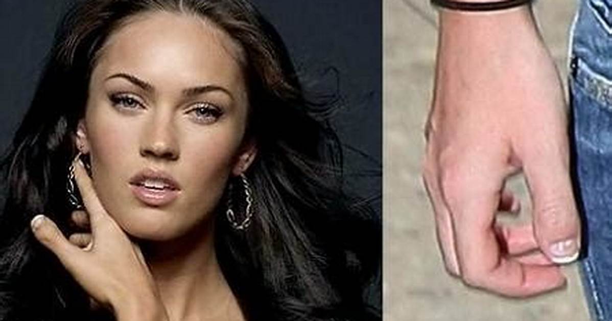 Megan Fox S Thumb Close up the Real Photos Behind the Toe
