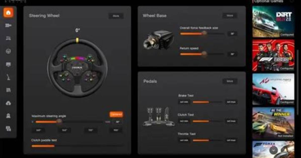 Moza Pit House Software Walkthrough Ui Features Curves And