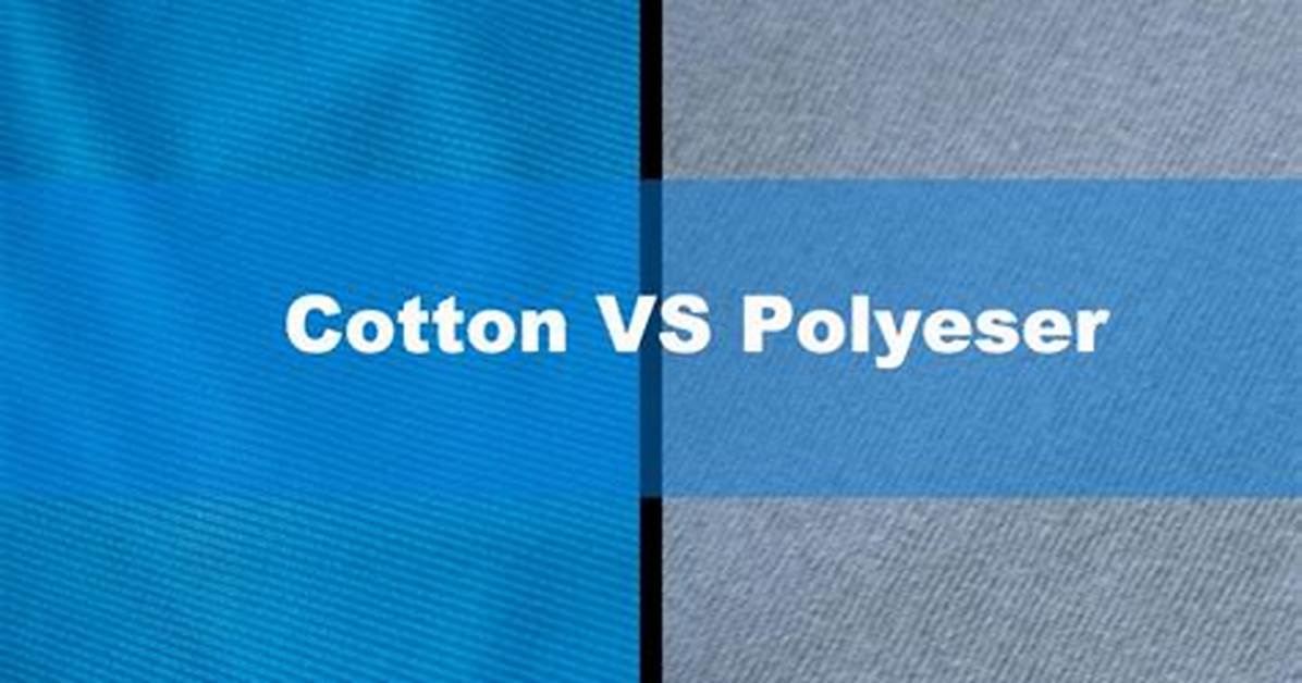 Natural Cotton vs Spun Polyester