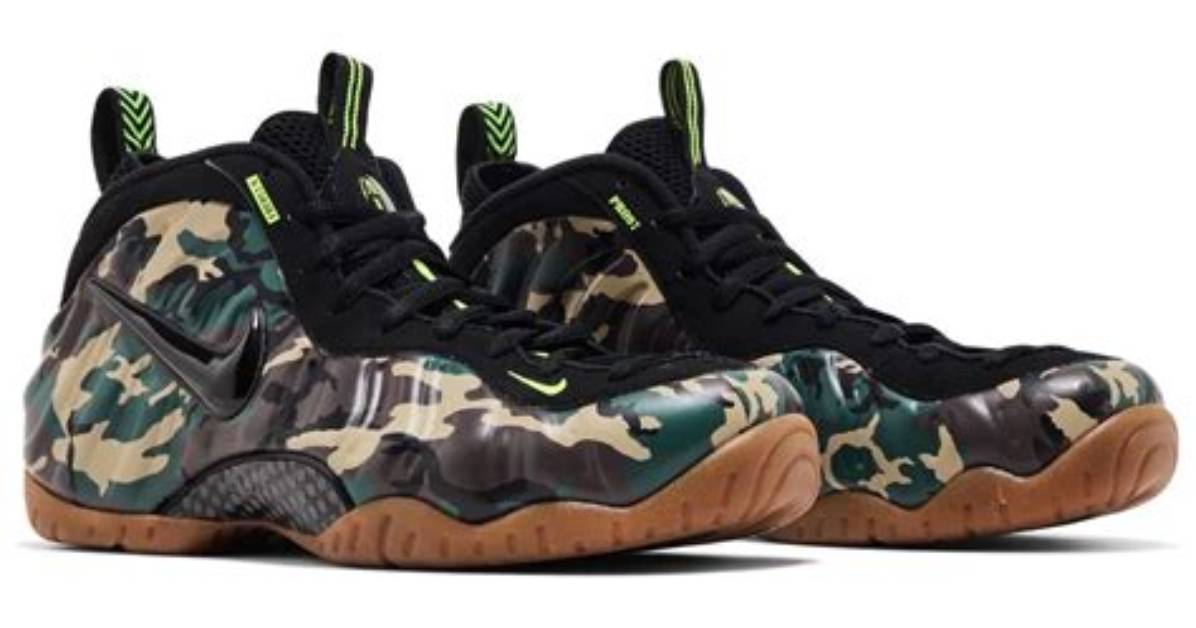 Nike Air Foamposite Pro Green Camo Release Tracker Updated Timeline from Summer Announcement To
