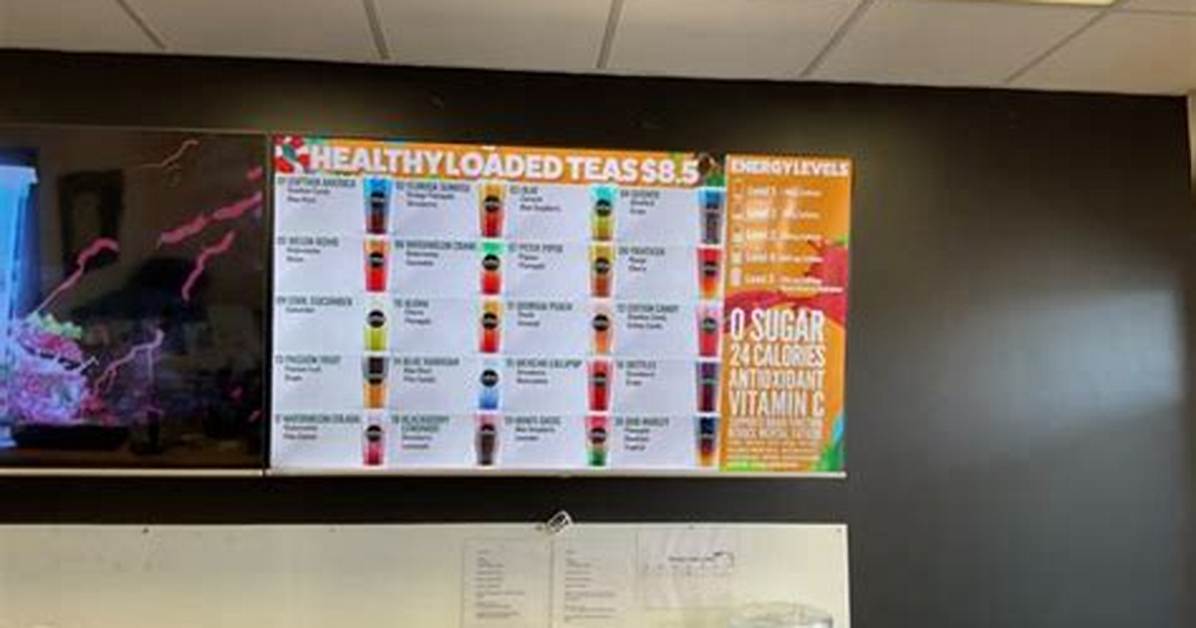 Northside Nutrition Cedar Park Complete Menu Prices And