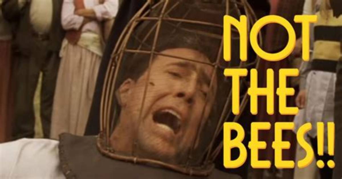 Not the Bees Again! Nicolas Cage Swarmed on Biblical Horror Set