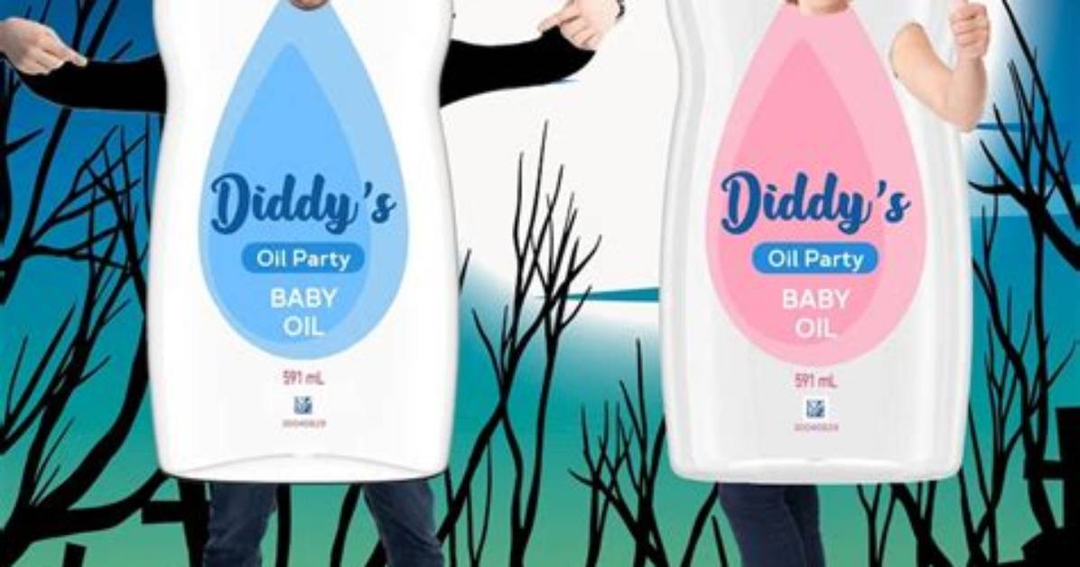 P Diddy Costume Side by Side