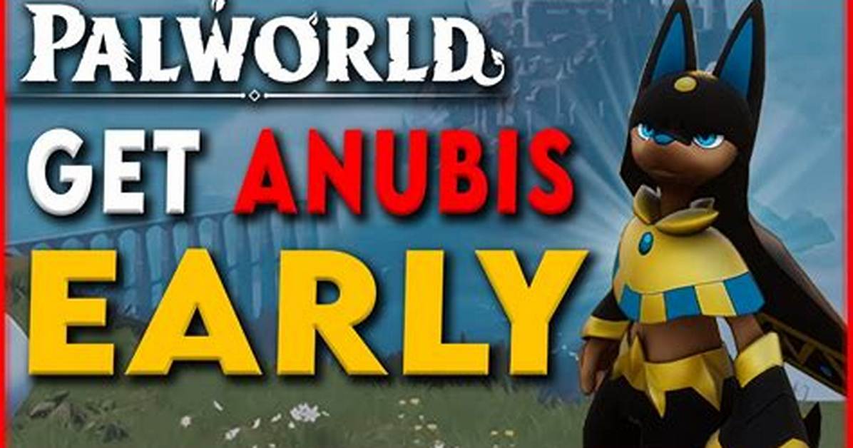 Palworld Girl Anubis Visual Breakdown in Game Genders vs Community