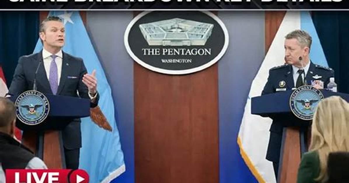 Pentagon Briefing Erupts Chronological Breakdown of Hegseth S Iran Cease Fire