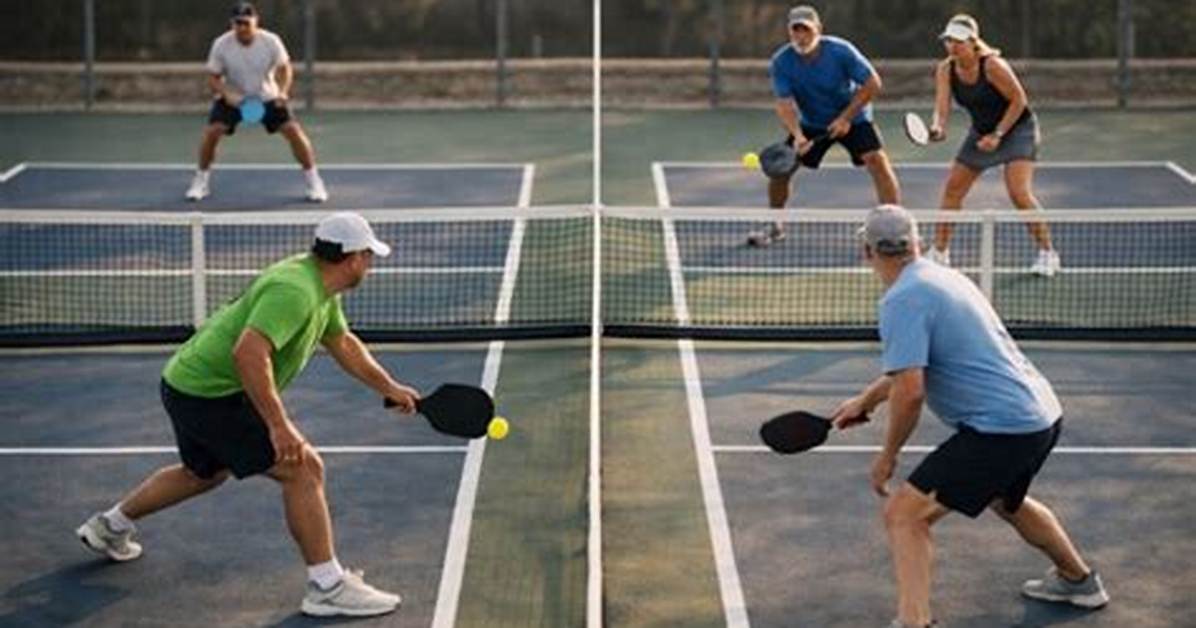 Pickleball Singles vs Doubles Rules the 5 Critical