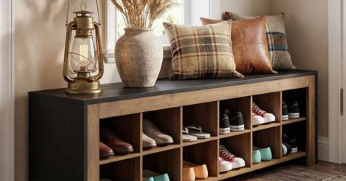 Prep for Hosting Season Latest Entryway Shoe Storage Trends Emerging For