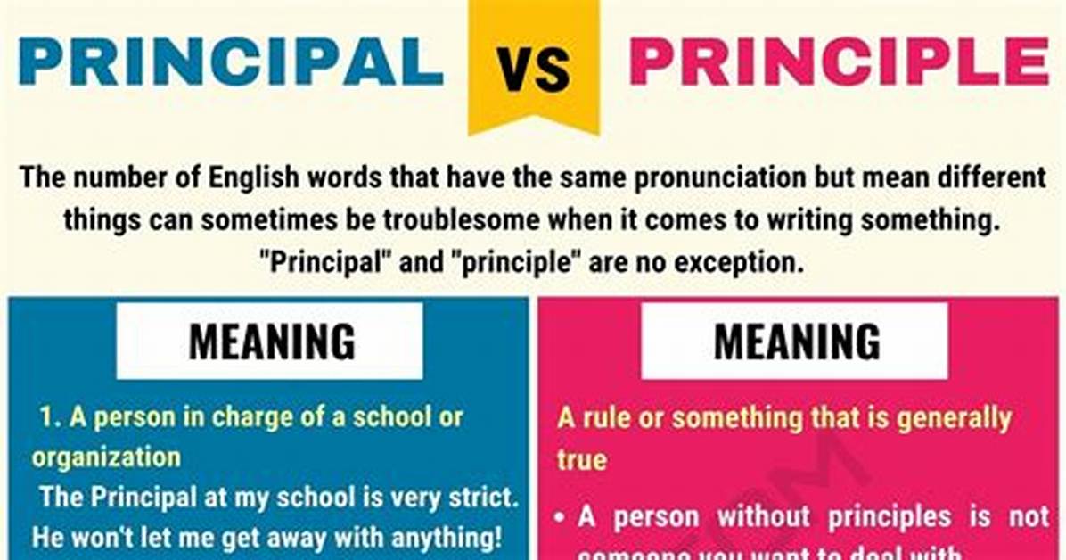 Principal vs Principle Fact Check Meaning Etymology and When Each